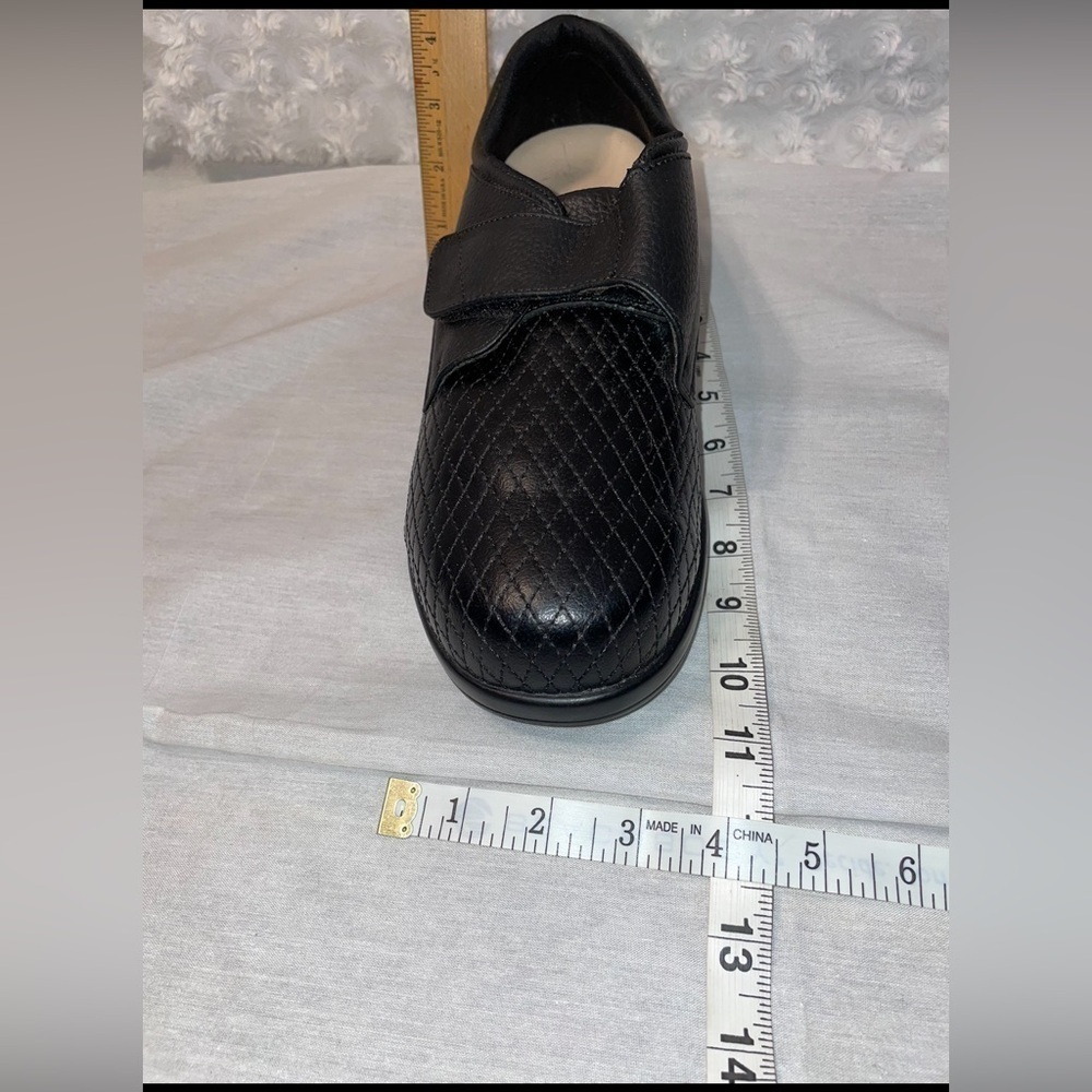 Length11" width Stride Lite Classic Syndney Unisex Diabetic Stretch Leather Shoe - Picture 9 of 11